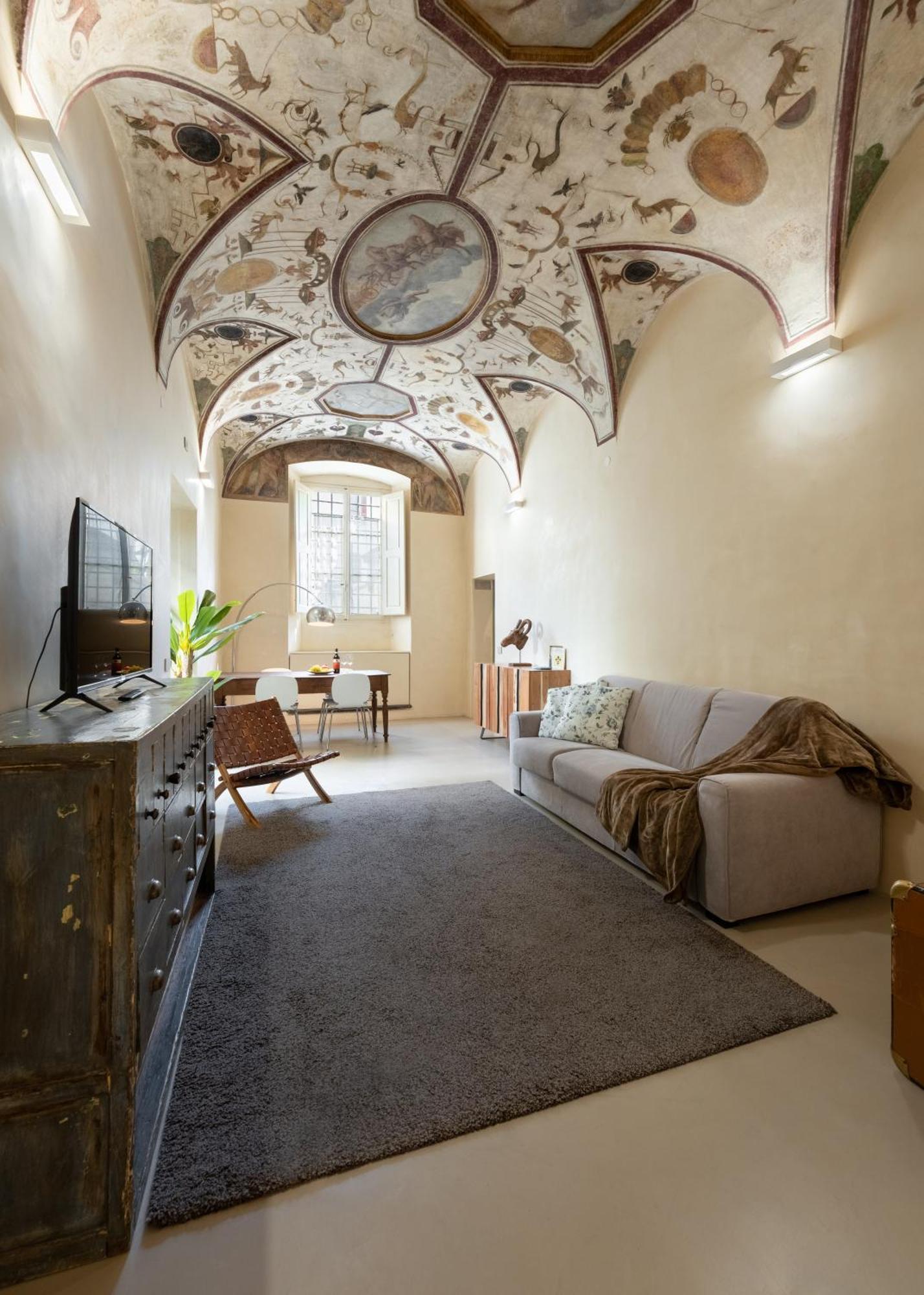 Keys Of Italy - Benci 20 Fresco - Frescoes One Bedroom Santa Croce * Florencia